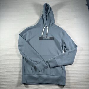 American Eagle Men’s XS Blue Hoodie Pullover Graphic Logo Sweatshirt